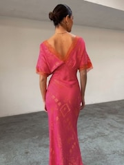 Never Fully Dressed Pink Safari Thea Dress - Image 2 of 9