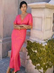 Never Fully Dressed Pink Safari Thea Dress - Image 5 of 9