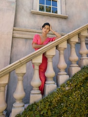 Never Fully Dressed Pink Safari Thea Dress - Image 7 of 9