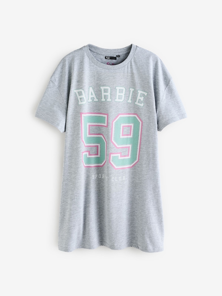 Vanilla Underground Grey Barbie Womens Licensed T-Shirt Night Dress - Image 1 of 4