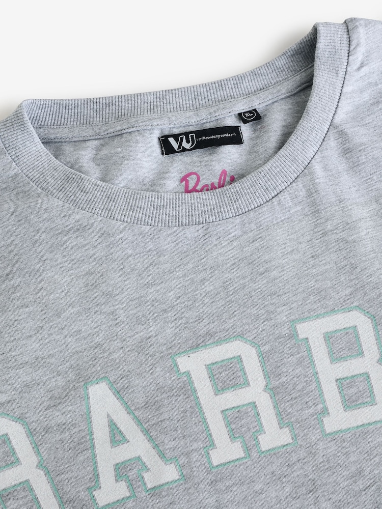 Vanilla Underground Grey Barbie Womens Licensed T-Shirt Night Dress - Image 3 of 4