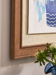 Blue Still Life Plant Framed Wall Art - Image 3 of 5