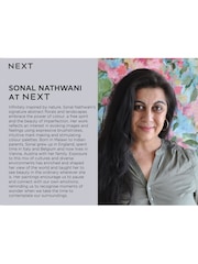 Blue Dreamlake Scape By Sonal Nathwani Handpaint Detail Framed Wall Art - Image 6 of 6