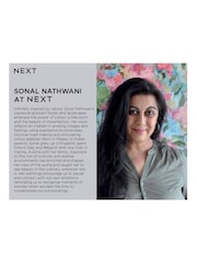 Blue New Light Floral Print By Sonal Nathwani Wall Art - Image 6 of 6
