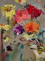 A Jug of Dahlias By Lilia Orlova Holmes Wall Art - Imagem 6 de 7