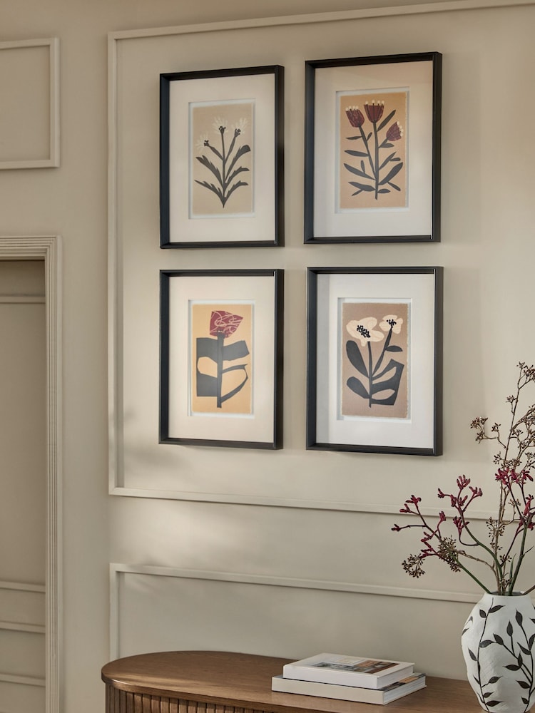 Set of 4 Neutral Artist Collection Chloe Watts Framed Wall Arts - Image 2 of 5