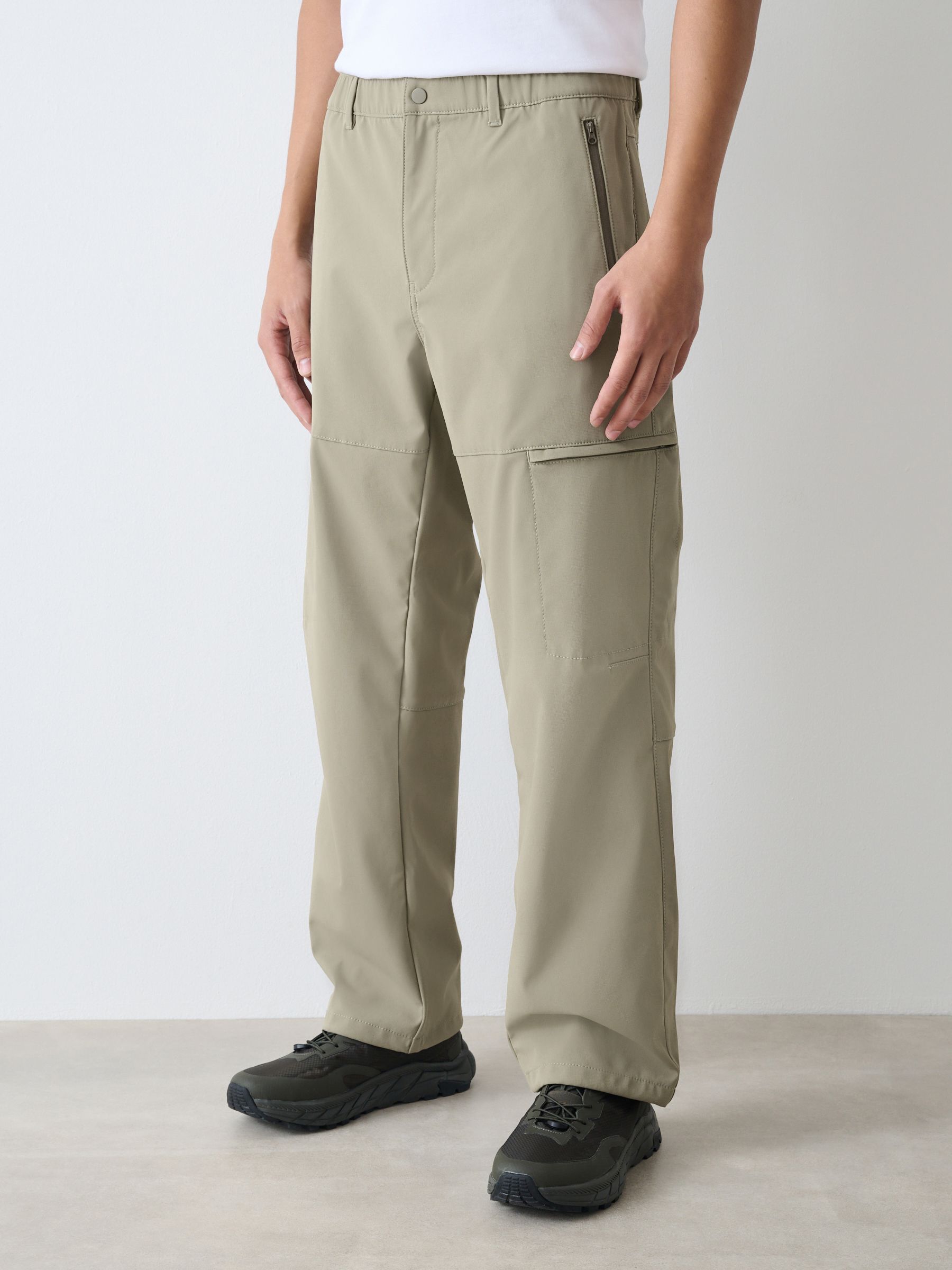 Buy Stone Straight Fit ThermoGen Cargo Trousers from the Next UK