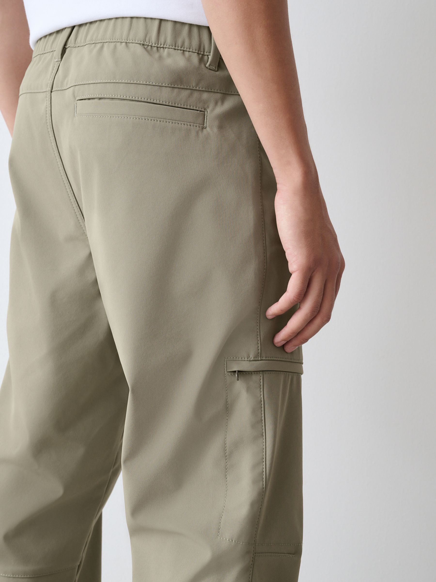 Buy Stone Straight Fit ThermoGen Cargo Trousers from the Next UK