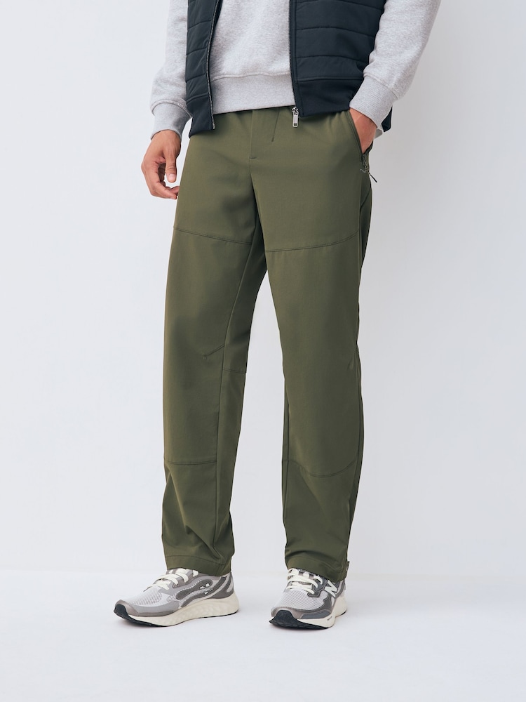 Green Straight Fit Cargo Trousers - Image 1 of 4 Green Straight Fit Cargo Trousers - Image 1 of 4