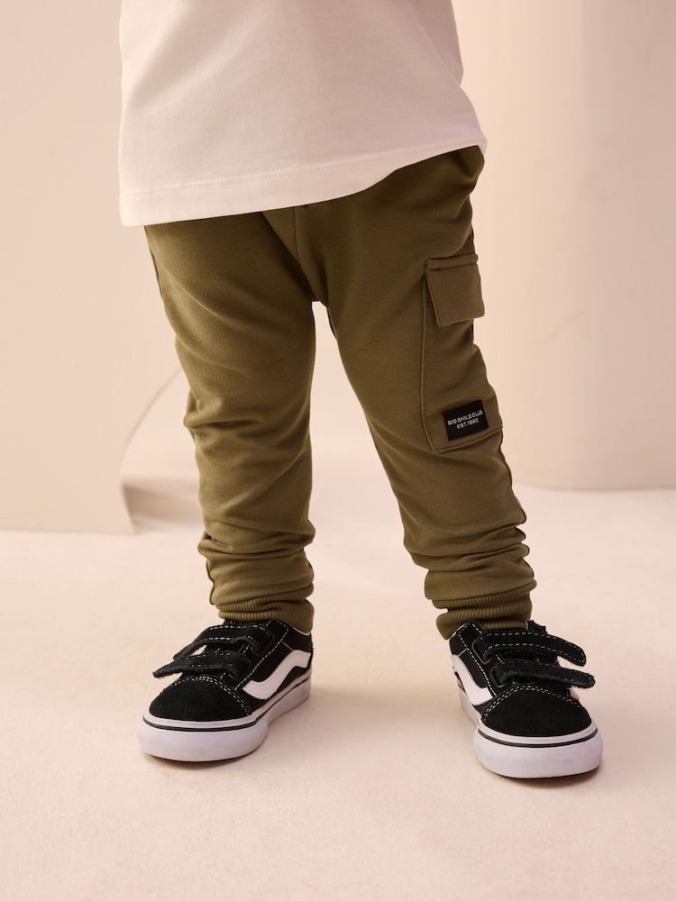 Khaki Green Skinny Utility Joggers (3mths-7yrs) - Image 2 of 8