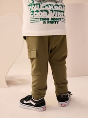 Khaki Green Skinny Utility Joggers (3mths-7yrs) - Image 3 of 8