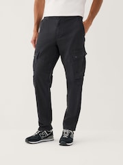 Black Stretch Utility Cargo Trousers - Image 1 of 11