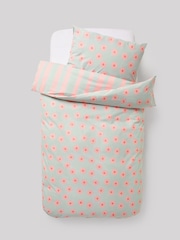 Sage Green Floral Duvet Cover and Pillowcase Set - Image 1 of 3