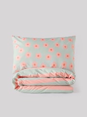 Sage Green Floral Duvet Cover and Pillowcase Set - Image 2 of 3