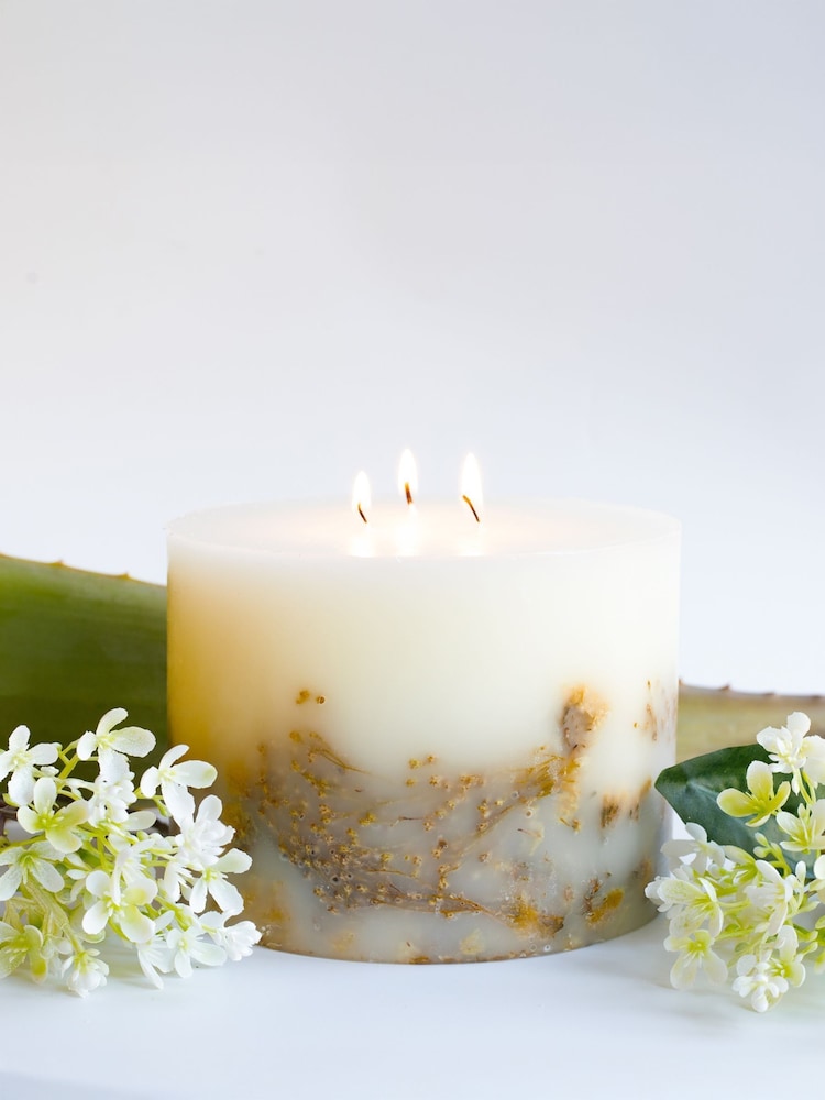 Lower Lodge Candles Oak Hills Cashmere Botanical 3 Wick Candle - Image 1 of 3