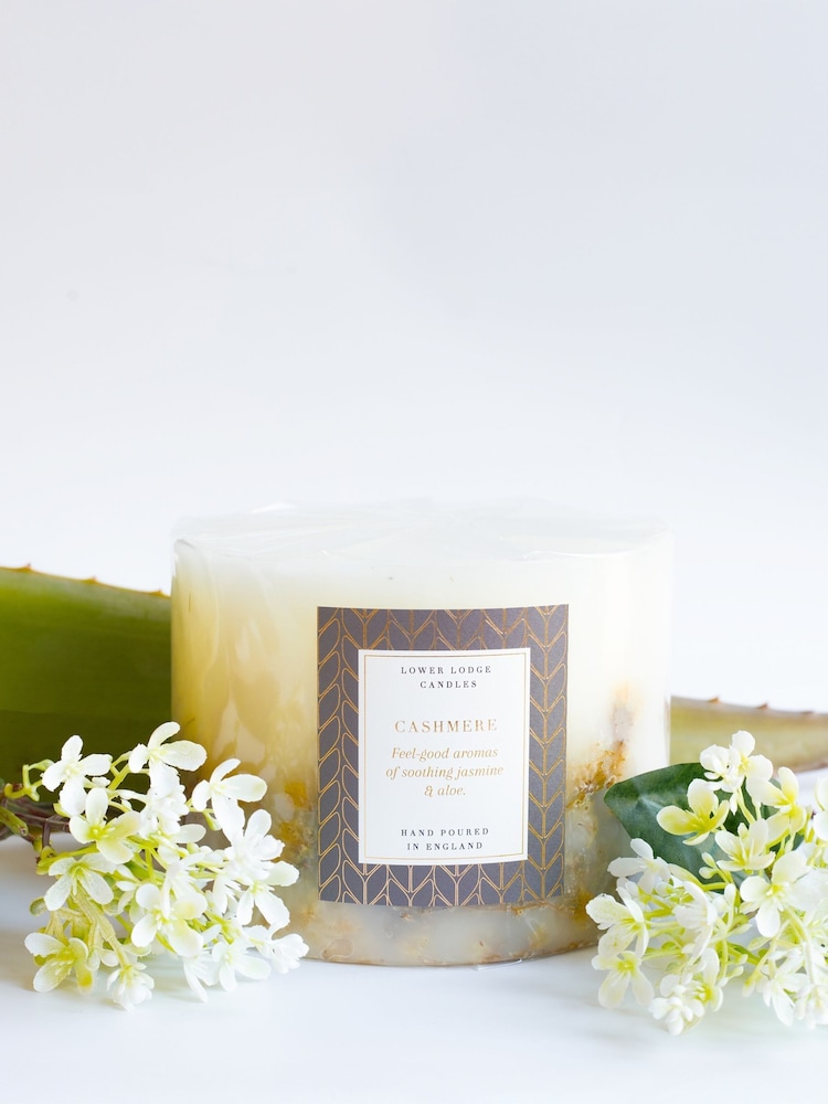 Lower Lodge Candles Oak Hills Cashmere Botanical 3 Wick Candle - Image 2 of 3