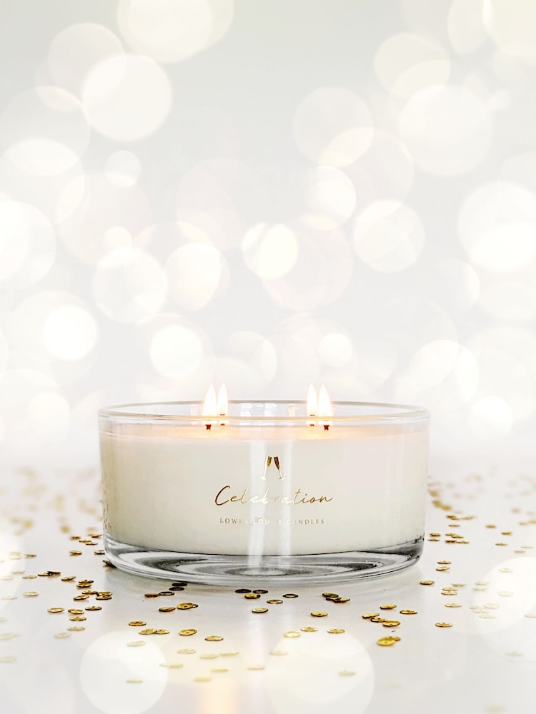 Lower Lodge Candles Birthday Cake Celebration Scented 4 Wick Candle - Image 3 of 3