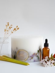 Lower Lodge Candles Lemongrass and Verbena Botanical 3 Wick Candle - Image 3 of 3