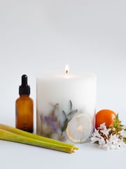 Lower Lodge Candles Lemongrass and Verbena Botanical 1 Wick Candle - Image 1 of 3