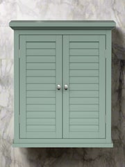 Teamson Home Sage Green Glancy Two Shutter Doors Removable Wooden Wall Cabinet - Image 2 of 6