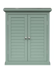 Teamson Home Sage Green Glancy Two Shutter Doors Removable Wooden Wall Cabinet - Image 4 of 6