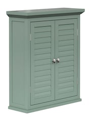Teamson Home Sage Green Glancy Two Shutter Doors Removable Wooden Wall Cabinet - Image 5 of 6