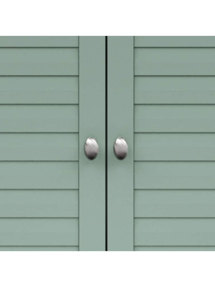Teamson Home Sage Green Glancy Two Shutter Doors Removable Wooden Wall Cabinet - Image 6 of 6