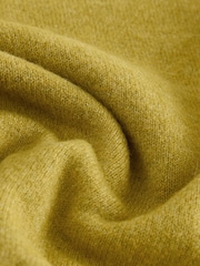 Citrine Yellow Supersoft Knitted Shirt Collar Cardigan - Image 8 of 9