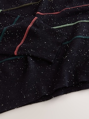 Rayas multicolor - Suéter de alto contenido en algodón de tacto suave con cuello redondo - Imagen 9 de 9