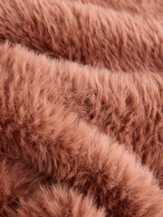 Camel Brown Bear Texture Zip-Up Bomber Jacket - Image 7 of 8