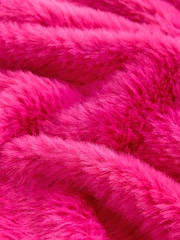 Bright Pink Bear Texture Crew Neck Jumper - Image 2 of 3