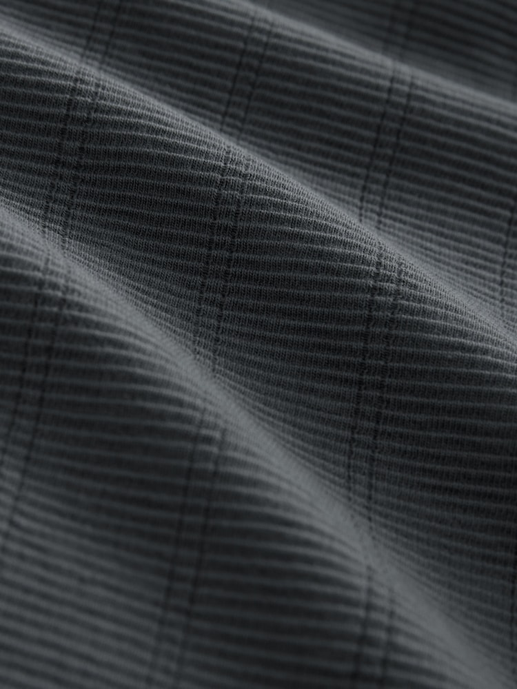 Grey Slate Long Sleeve Mock Crew Neck T-Shirt - Image 8 of 8 Grey Slate Long Sleeve Mock Crew Neck T-Shirt - Image 8 of 8