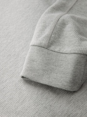 Grey Marl Long Sleeve Cosy Ribbed T-Shirt - Image 2 of 3