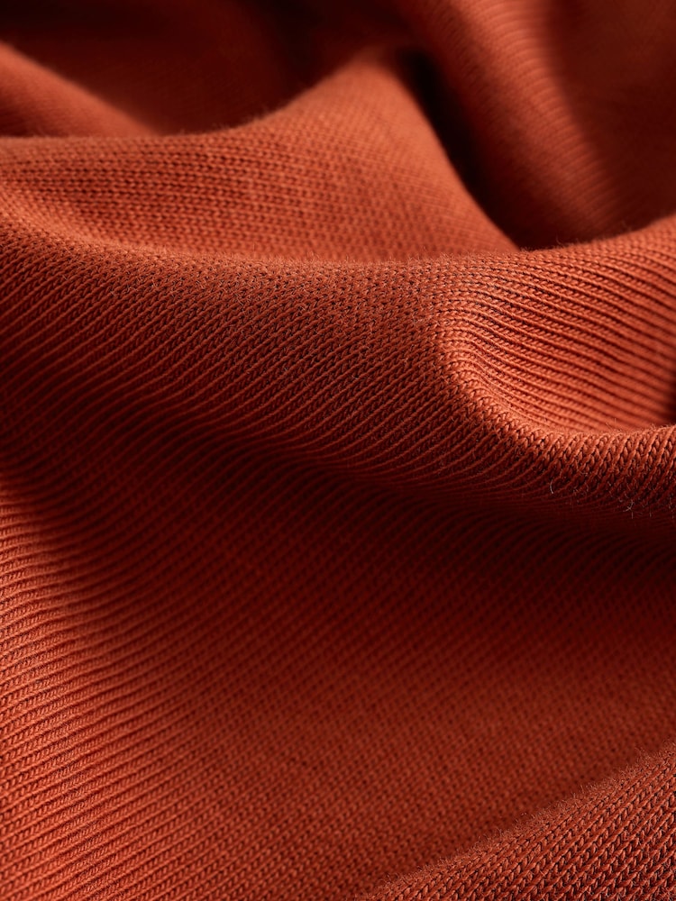 Orange Rust Relaxed Fit Heavyweight T-Shirt - Image 2 of 3