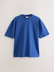 Blue Relaxed Fit Heavyweight T-Shirt - Image 5 of 7