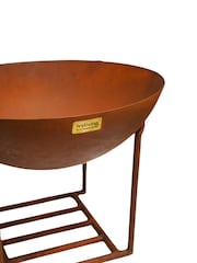 Ivyline Rust Garden XL Cast Iron Fire Pit - Image 2 of 4