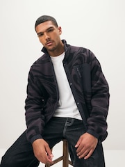 Helly Hansen Purple Panorama Pile Snap Fleece - Image 4 of 7