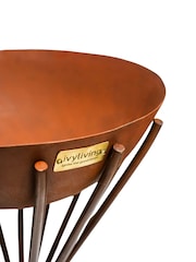 Ivyline Black Garden Metal Dakota Fire Pit - Image 2 of 4
