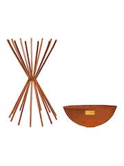 Ivyline Black Garden Metal Dakota Fire Pit - Image 3 of 4