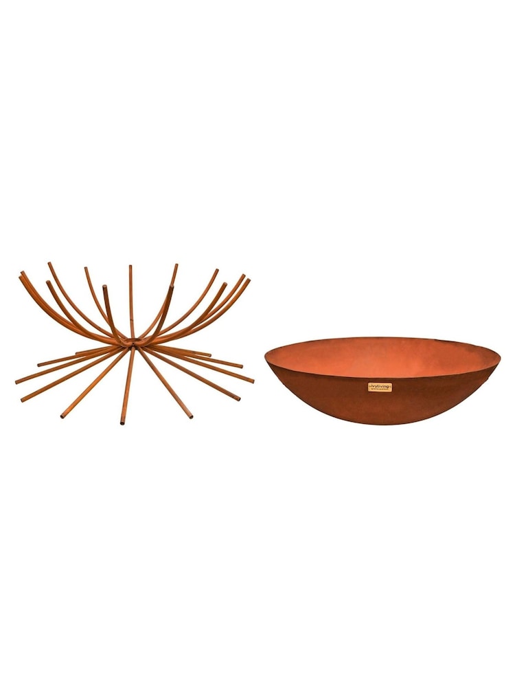 Ivyline Rust Garden Metal Dakota Fire Pit - Image 2 of 3
