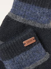 FatFace Leo Navy Colourblock Gloves - Image 2 of 2