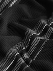 Negro - Long Sleeve Vertical Stripe T-Shirt - Imagen 2 de 3