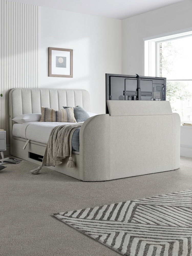 Time 4 Sleep Shell Aspen Side Lift Ottoman Storage TV Bed - Image 1 of 6