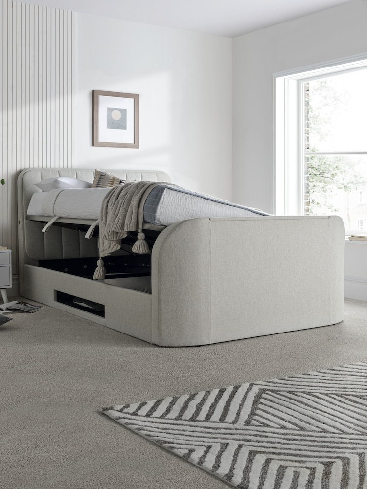 Time 4 Sleep Shell Aspen Side Lift Ottoman Storage TV Bed - Image 6 of 6