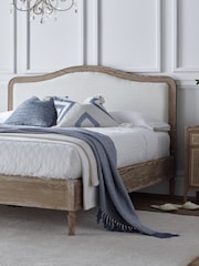 Time 4 Sleep Oak Lille Oak Upholstered Bed - Image 2 of 4