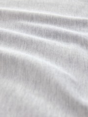 Grey/Light Blue/Navy Blue Marls Relaxed Fit Heavyweight T-Shirts 3 Pack - Image 9 of 9
