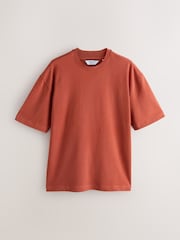 Blue/Black/Orange Relaxed Fit Heavyweight T-Shirts 3 Pack - Image 4 of 6
