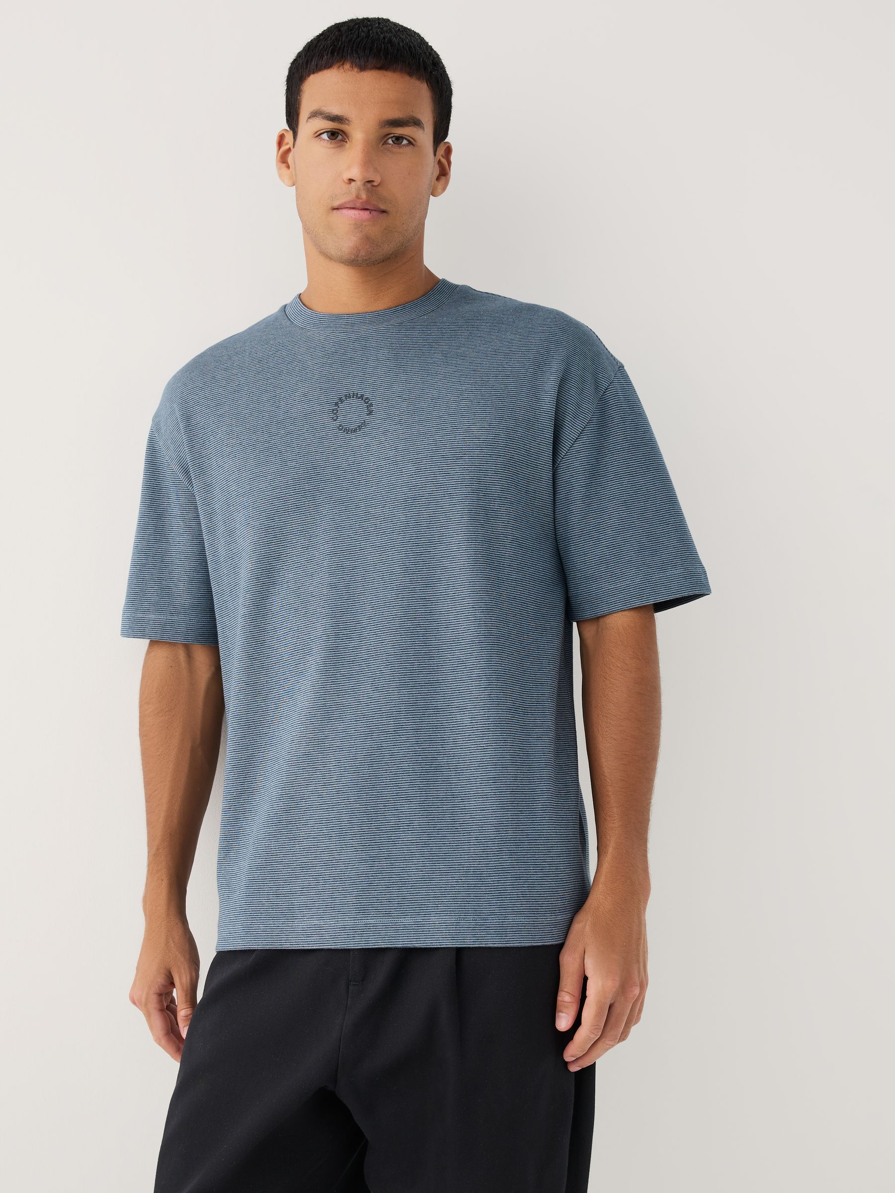 Buy Stone / Burgundy Red / Blue Smart Soft Touch Heavyweight T