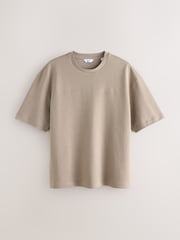 Stone / Burgundy Red / Blue Smart Soft Touch Heavyweight T-Shirts 3 Pack - Image 7 of 9