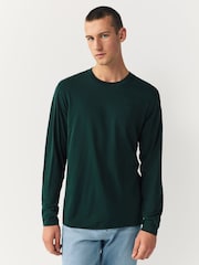 Black/Blue/Green/Orange Long Sleeve T-Shirts 4 Pack - Image 3 of 10